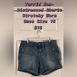 Torrid Non-distressed Denim Shorts
